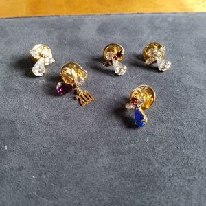 Lot of 5 Angel brooches